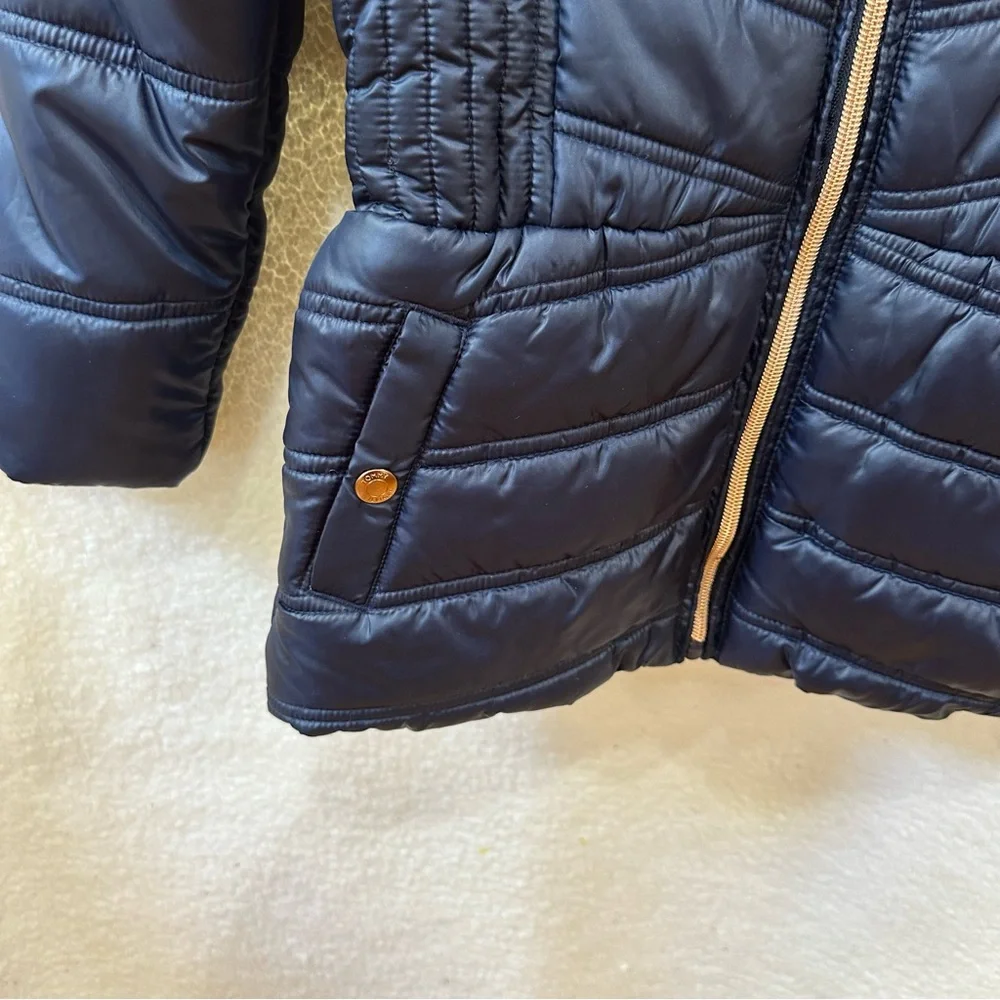 Girls Navy Tommy Hilfiger Winter Coat
